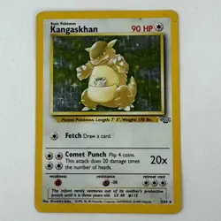 Kangaskhan Holo Pokemon Card Jungle Set 5/64 WOTC 1999 Vintage LP Collectible - Image 1