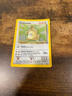 1999 Vintage Wizard WOTC Pokemon Jungle SET Kangaskhan 5/64 Holo Ultra - Image 1