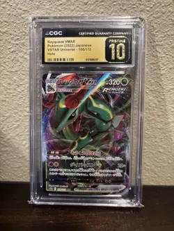 Pokemon CGC 10 PRISTINE Rayquaza VMAX RRR 2021 047/067 S7R Japanese c - Image 1