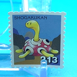 Pokemon Postage Stamp Seal Shuckle Shogakukan No.213 Nintendo Japanese Anime - Image 1