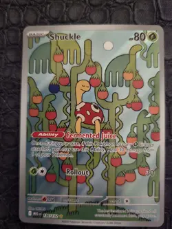 Pokemon 2025 Mega Evolution Shuckle #136 Illustration Rare NM - Image 1