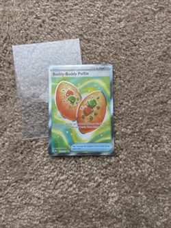 Pokemon Buddy-Buddy Poffin #167/132 English Mega Evolution Ultra Rare - Image 1