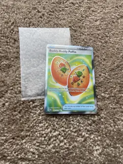 Pokemon Buddy-Buddy Poffin #167/132 English Mega Evolution Ultra Rare - Image 3