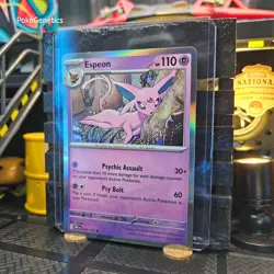 Espeon Prismatic Evolutions Holo Pokemon TCG 033/131 Scarlet & Violet Rare - Image 2