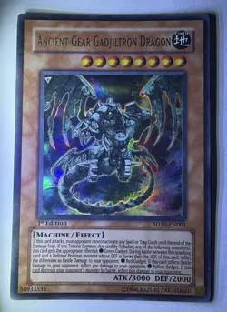 Ancient Gear Gadjiltron Dragon SD10-EN001 Structure Deck: Machine Re-Volt 1st Ed - Image 1