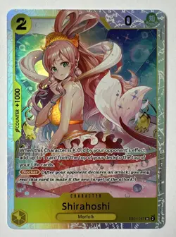 One Piece TCG Shirahoshi Holo Super Rare Card EB01-057 NM - Image 1