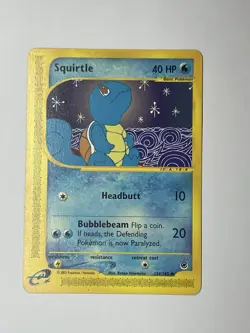 Squirtle - 132/165 Expedition Set - Pokemon Card NM - Image 1