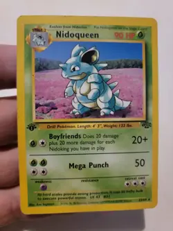 Pokemon TCG Card Vintage 1999 WOTC Game Freak Nintendo Wizards 90s Nidoqueen - Image 1