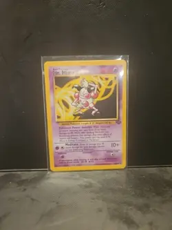 Pokemon TCG Jungle Mr. Mime Card 22/64 Regular Unlimited Edition WOTC LP - Image 1