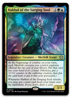Hakbal of the Surging Soul #3 (Foil) (NM) Lost Caverns of Ixalan LCC Magic MTG - Image 1