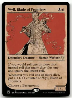 Wyll, Blade of Frontiers (Showcase) #405 (NM) Baldur's Gate CLB Magic MTG - Image 1