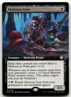 Skeleton Crew (Extended Art) #53 (NM) Lost Caverns of Ixalan LCC Magic MTG - Image 1