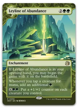 Leyline of Abundance #56 (NM) Wilds of Eldraine WOT Magic MTG - Image 1