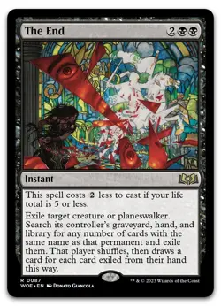 The End #87 (NM) Wilds of Eldraine WOE Magic MTG - Image 1