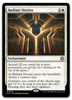 Radiant Destiny #135 (NM) Lost Caverns of Ixalan LCC Magic MTG - Image 1