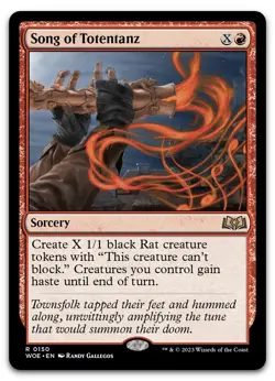 Song of Totentanz #150 (NM) Wilds of Eldraine WOE Magic MTG - Image 1