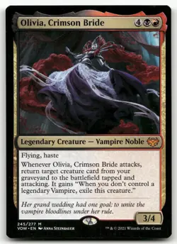 Olivia, Crimson Bride #245 (NM) Crimson Vow VOW Magic MTG - Image 1