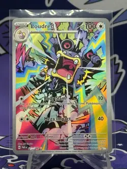 Loudred 212/182 Paradox Rift Illustration Full Art Holo Rare Pokemon TCG MINT - Image 1