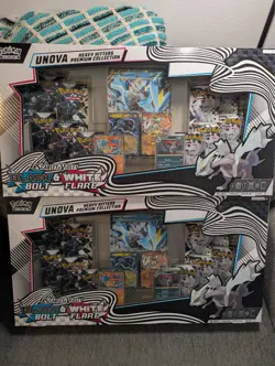 Pokemon TCG (2) Black Bolt & White Flare Unova Heavy Hitters Premium Collection - Image 1