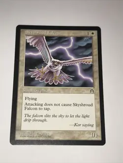 Magic the Gathering Skyshroud Falcon Card - Image 1