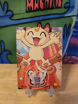 2000 Topps Pokemon TV Animation S2 Stick-Ons Poliwhirl #3 MP W Sleeve & Loader! - Image 2