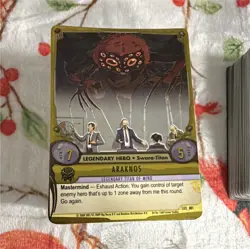 Huntik TCG Araknos Slamcannon LSS Legendary Hero Combat Action Card Lot - Image 1
