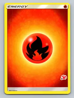 Fire Energy (#12 Charizard Stamped) Promo Battle Academy #12 tcg Pokemon Card NM - Image 1