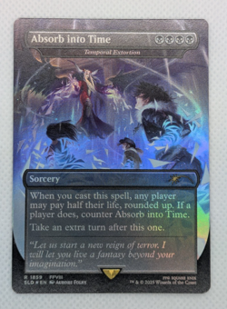 MTG ~ Absorb into Time/Temporal Extortion FOIL [Secret Lair Drop (SLD), NM] - Image 1