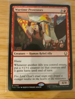 MTG Wartime Protestors 0160 Avatar: The Last Airbender M/NM Free UK P&P - Image 1