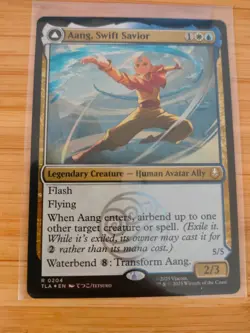 MTG Aang, Swift Savior (FOIL) 0204 Avatar: The Last Airbender M/NM Free UK P&P - Image 1