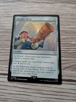 Herald's Horn 0280 Non Foil Uncommon Lord of the Rings MTG Near Mint - Image 1