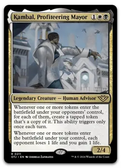 Kambal, Profiteering Mayor #211 (NM) Thunder Junction OTJ Magic MTG - Image 1
