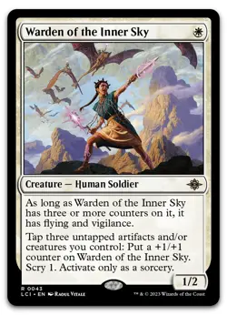 Warden of the Inner Sky #43 (NM) Lost Caverns of Ixalan LCI Magic MTG - Image 1