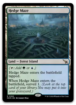 Hedge Maze #262 (NM) Murders Karlov Manor MKM Magic MTG - Image 1