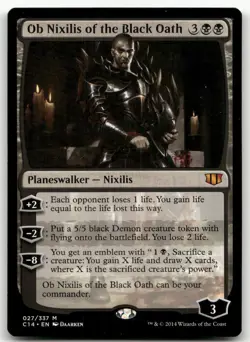 Ob Nixilis of the Black Oath #27 (NM) Commander 2014 C14 Magic MTG - Image 1