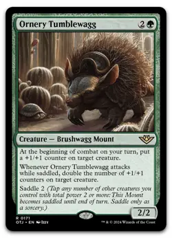 Ornery Tumblewagg #171 (NM) Thunder Junction OTJ Magic MTG - Image 1