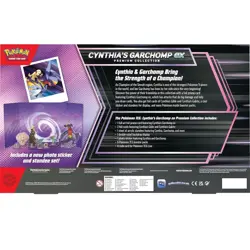 Pokemon TCG: Cynthia’s Garchomp ex Premium Collection box Sealed - Image 3