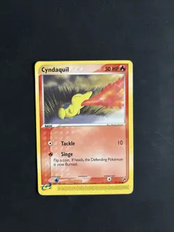 Pokemon TCG Cyndaquil EX Sandstorm 59/100 Regular Common Non Holo 2003 Nintendo - Image 1