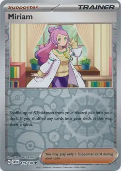 Miriam 179/198 Reverse Holo Scarlet & Violet SV1 Pokemon Card NM - Image 1