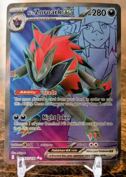 N's Zoroark ex 175/159 Ultra Rare Journey Together Pokemon Near Mint - Image 1