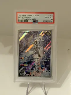 Pokemon N's Reshiram 167/159 Journey Together PSA 10 - Image 1