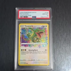 2020 POKEMON SWORD & SHIELD VIVID VOLTAGE #138 RAYQUAZA PSA 10 - Image 1