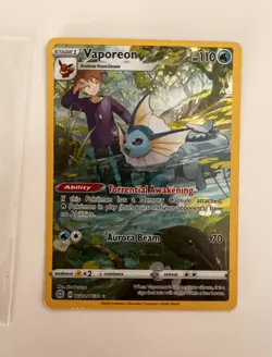 Vaporeon Brilliant Stars Trainer Gallery Ultra Rare TG02/TG30 Pokemon TCG - Image 1