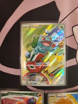 Pokemon TCG First Partner Illustration Collection Series 1 Kanto GEN 1 Starters - Image 2