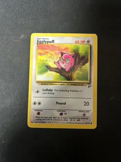 Pokemon TCG Jigglypuff Base Set 2 77/130 Regular Unlimited Common D3 - Image 1