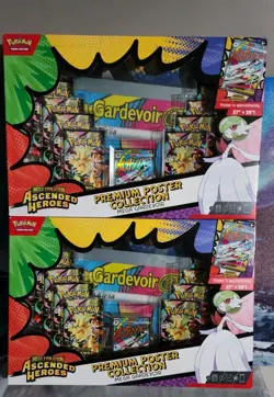 Pokemon Ascended Heroes Premium Poster Collection Mega Gardevoir Sealed Lot of 2 - Image 1