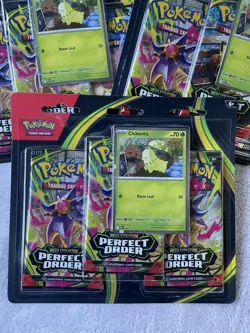 x3 Pokemon TCG Mega Evolution Perfect Order Booster Promo Packs Lot 3 pack - Image 2