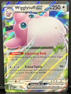 Wigglytuff EX 40/165 Double Rare Holo - Scarlet & Violet 151 - NM - Pokemon TCG - Image 1