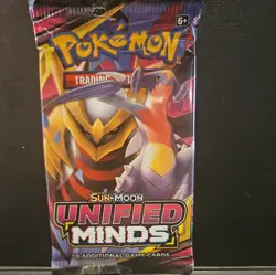 Pokemon Sun Moon Unified Minds Booster Pack - Garchomp/Giratina (FACTORY SEALED) - Image 1