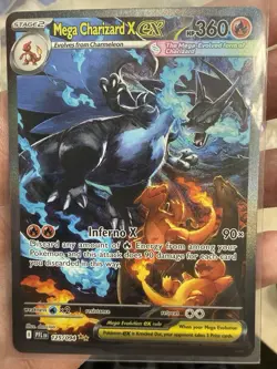 Pokemon Mega Charizard X EX 125/094 Phantasmal Flames Holo Special Illustration… - Image 1